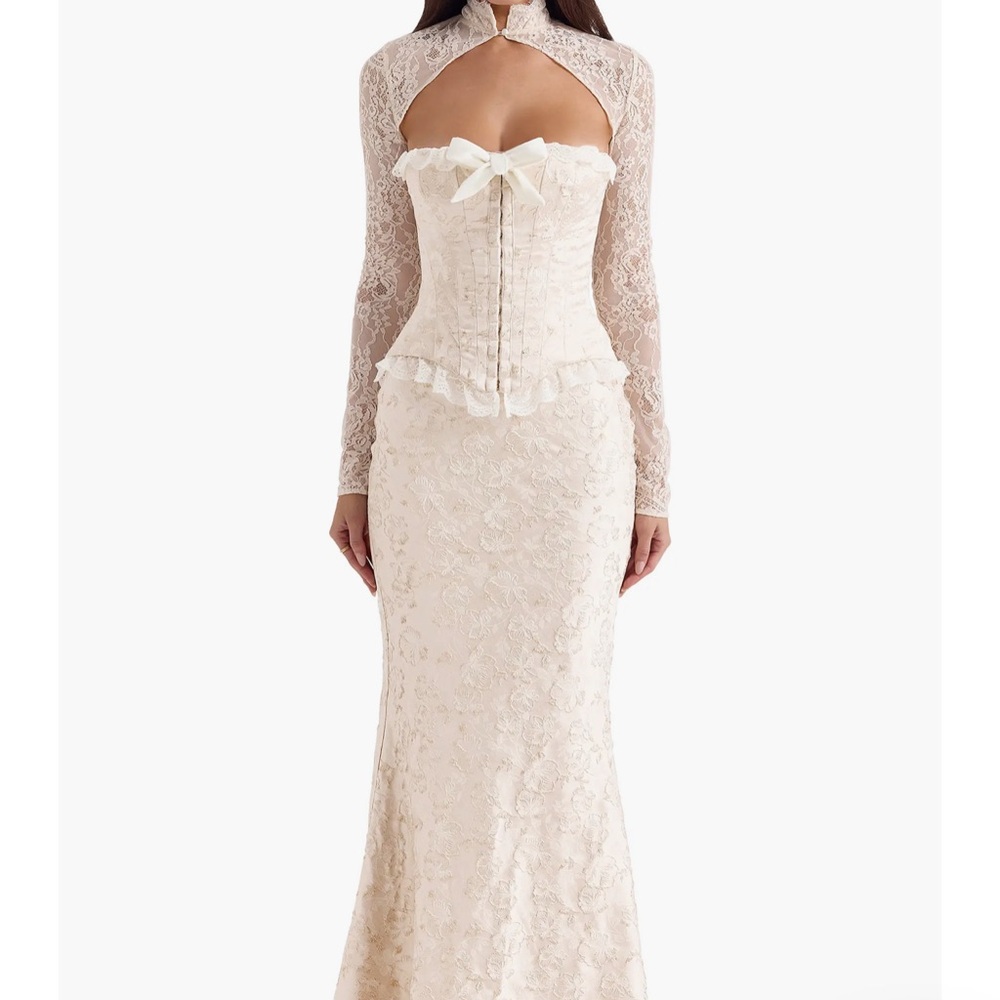 House of CB Cream Lace 3 piece set